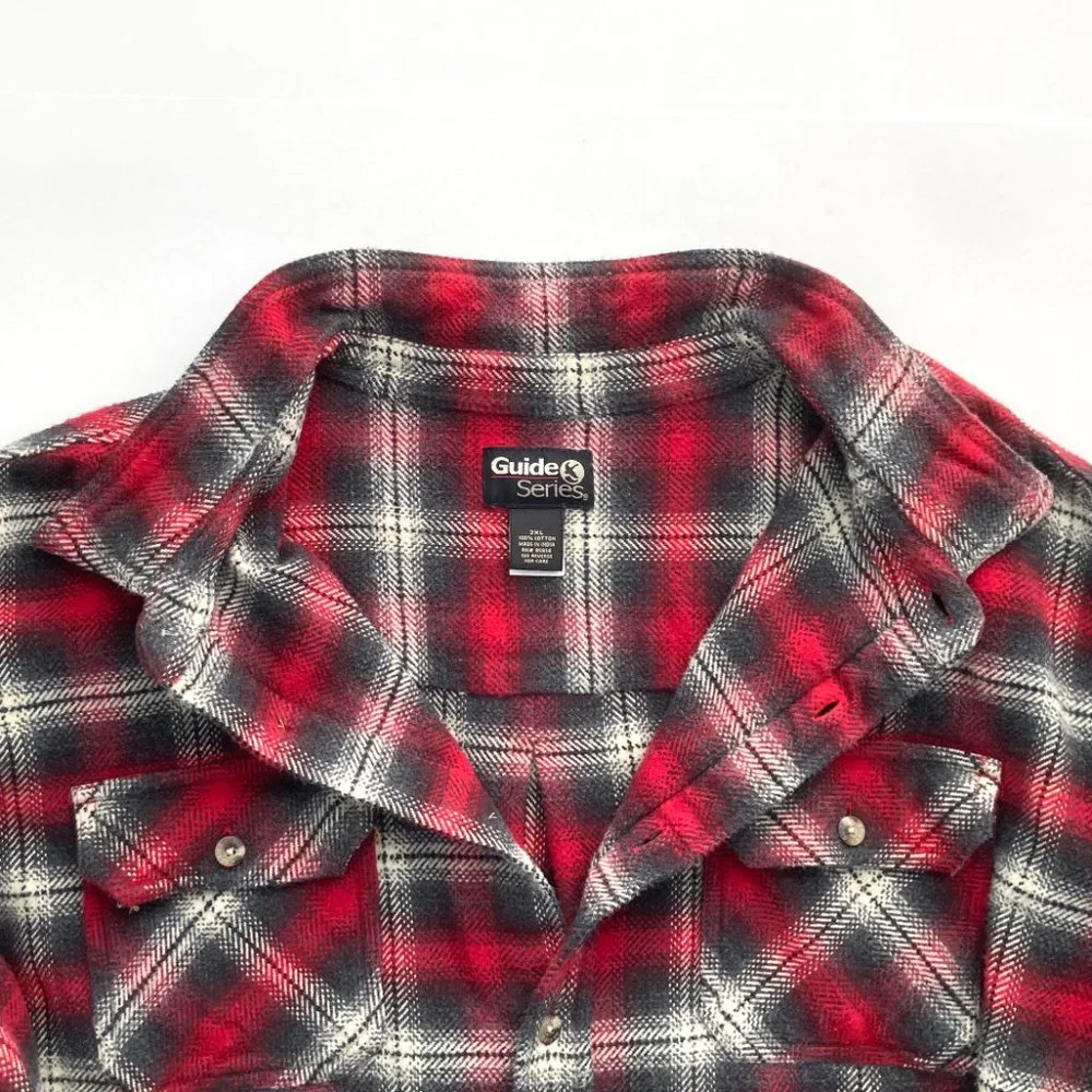 Guide Series Plaid Cotton Flannel Shirt Shacket - Picture 4 of 12